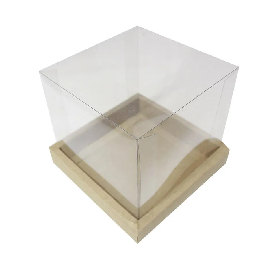 Caixa Para Panetone com Tampa Kraft