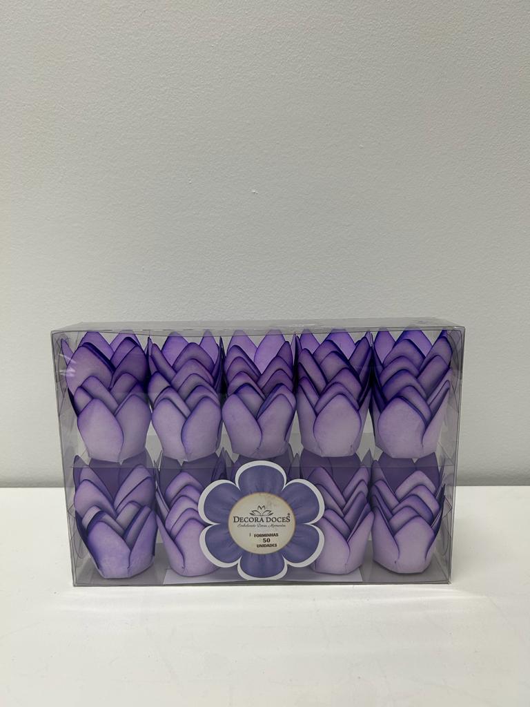 Forminha Mônaco 50un - lilás 310477