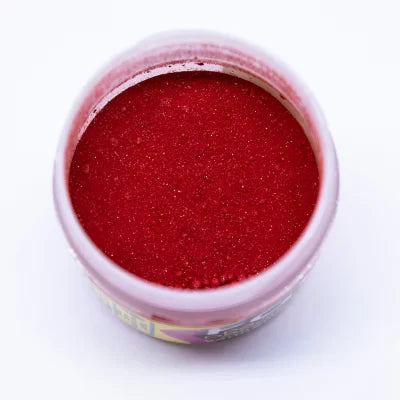 FAB- Po De Decoracao Vermelho Rubi