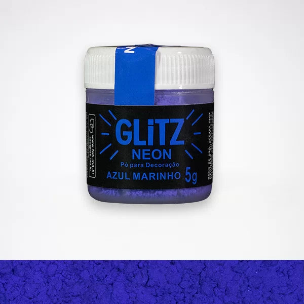 Glitz Neon Azul Marinho