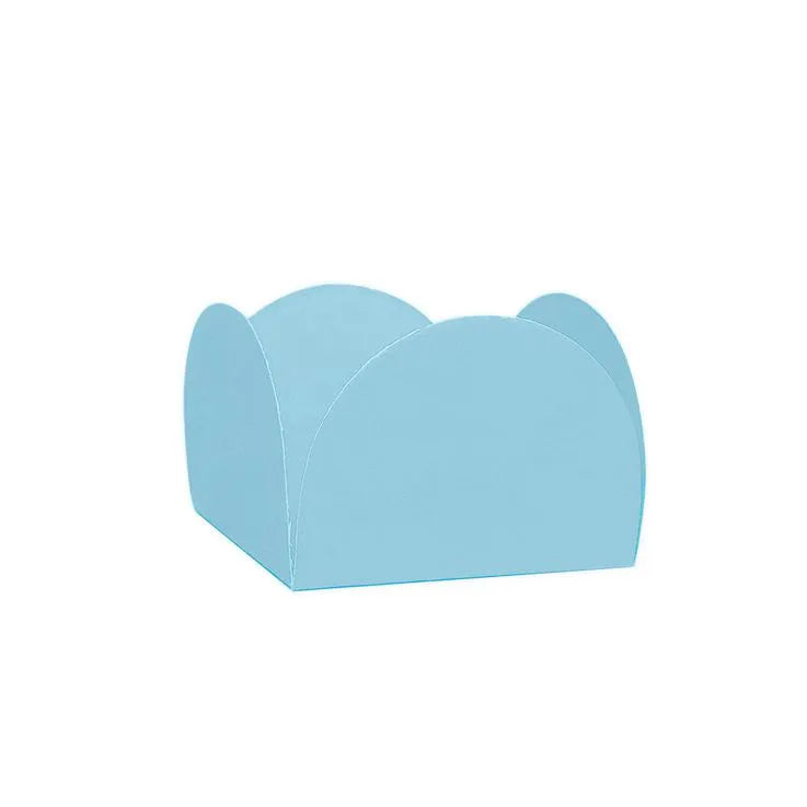 Forminha 4 petalas - Azul Ceu 50un