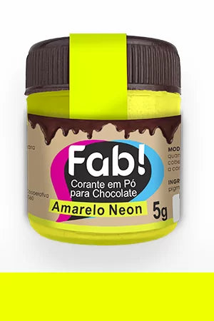 Corante para Chocolate Neon Amarelo