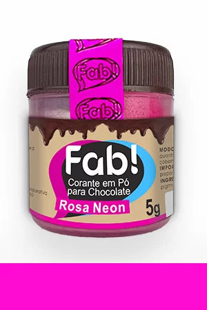 Corante para chocolate Neon Rosa