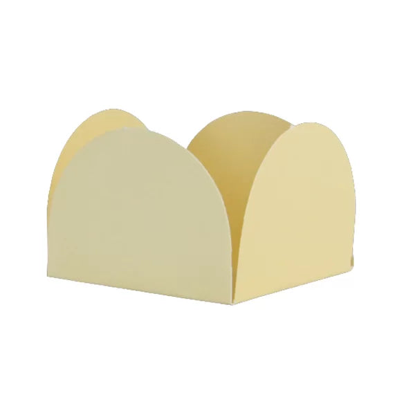 Forminha 4 petalas - Areia 50un