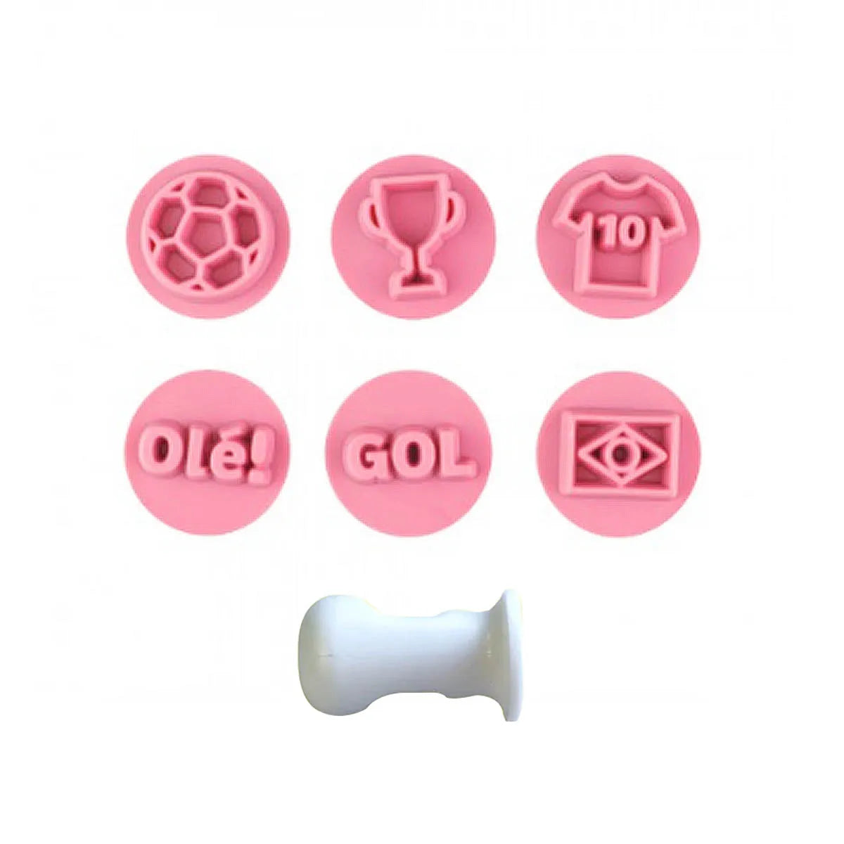 Kit Carimbos Futebol 2cm