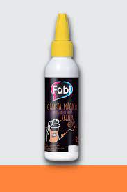 Caneta Magica Laranja Neon