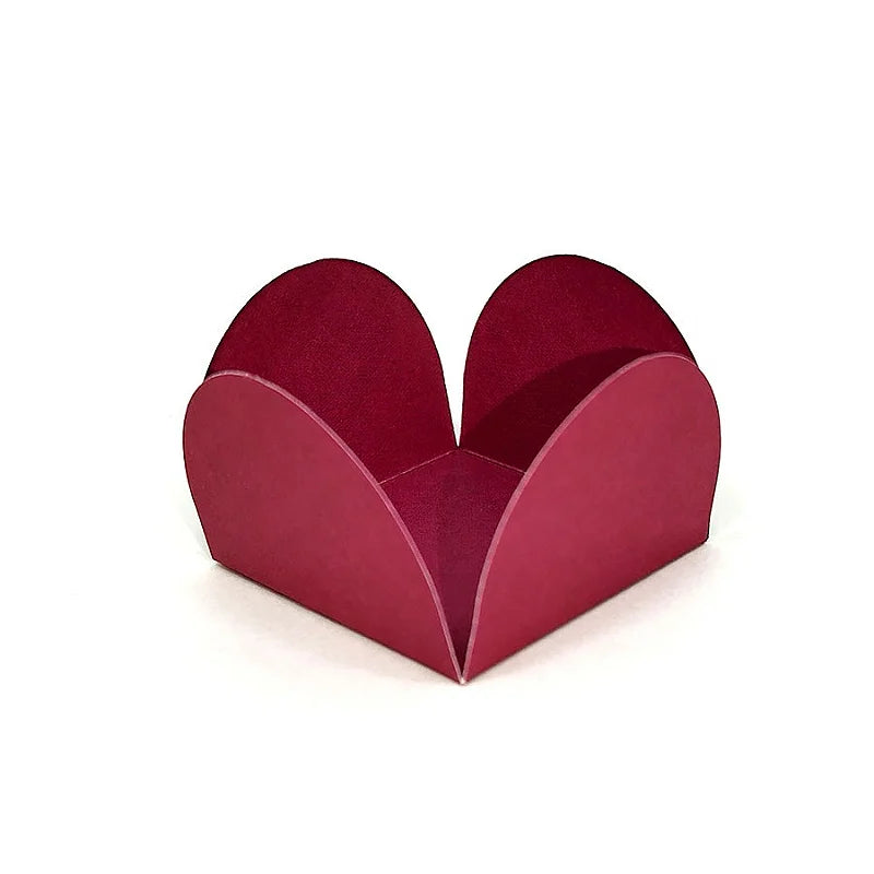 Forminha 4 petalas - Marsala 50un