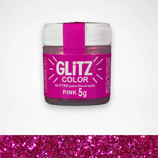 GLITZ- Glitter Para Decoracao Pink