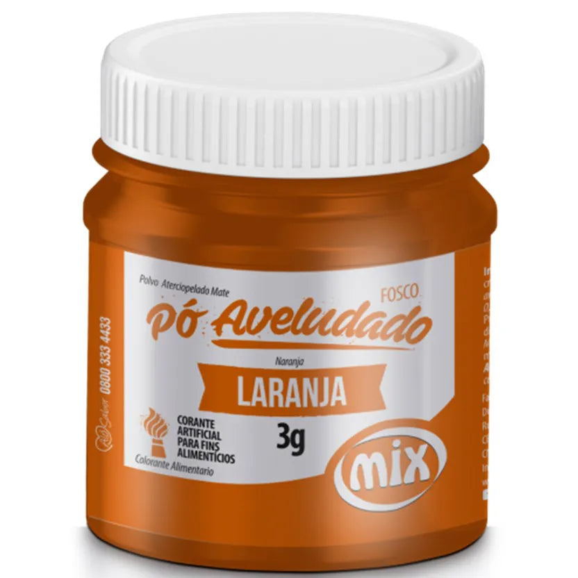 MIX - Po Aveludado Laranja