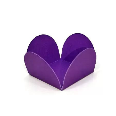Forminha 4 petalas - violeta 50un
