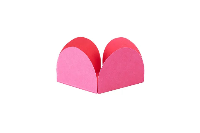 Forminha 4 petalas - rosa escuro 50un