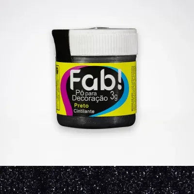 FAB- Po De Decoracao Preto