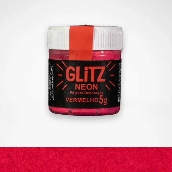 Glitz Neon Vermelho