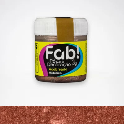 FAB- Po De decoracao Acobreado