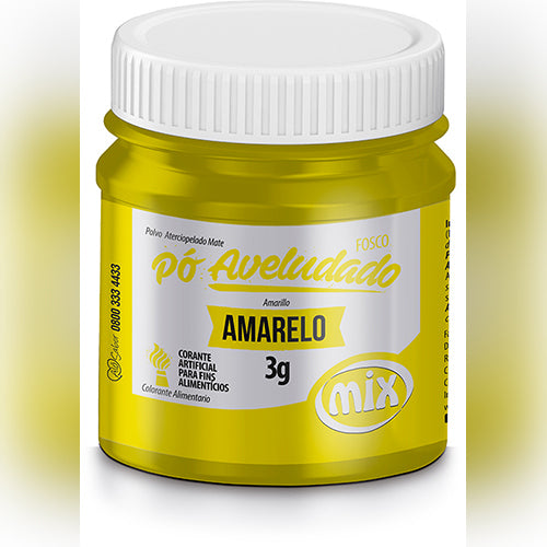 MIX - Po Aveludado Amarelo