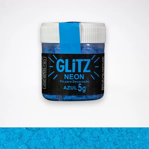 Glitz Neon Azul