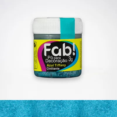 FAB- Po De Decoracao Azul Tiffany