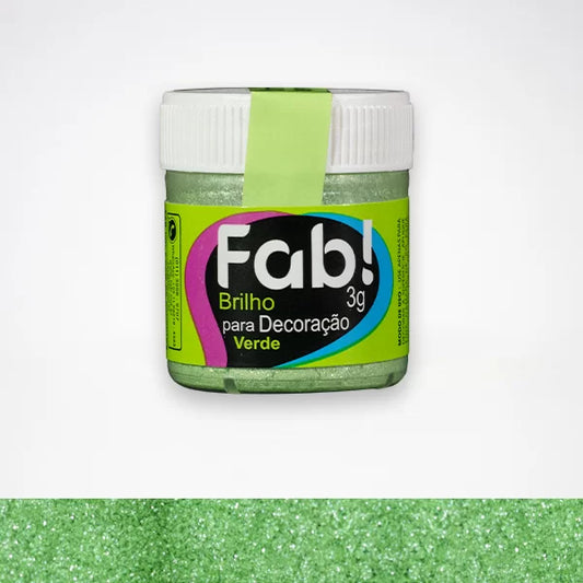 FAB- Brilho para Decoração Verde