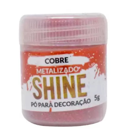 SHINE - Po De Decoracao Cobre Metalizado