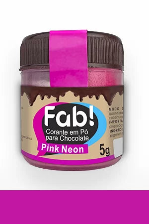 Corante para Chocolate Neon Pink