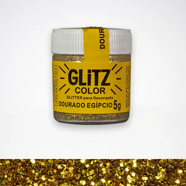 GLITZ- Glitter Para Decoração Dourado Egípcio