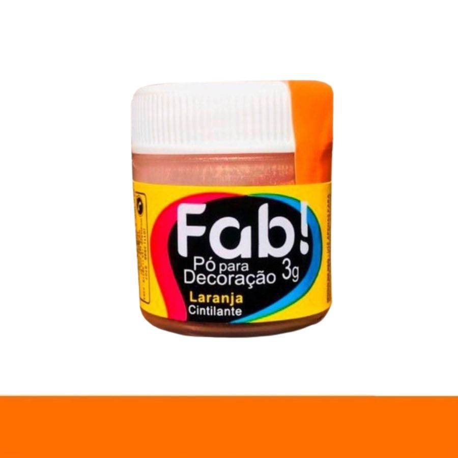 FAB- Po De Decoracao Laranja