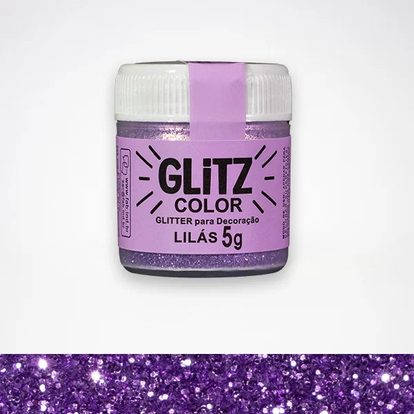 GLITZ- Glitter Para Decoracao Lilas