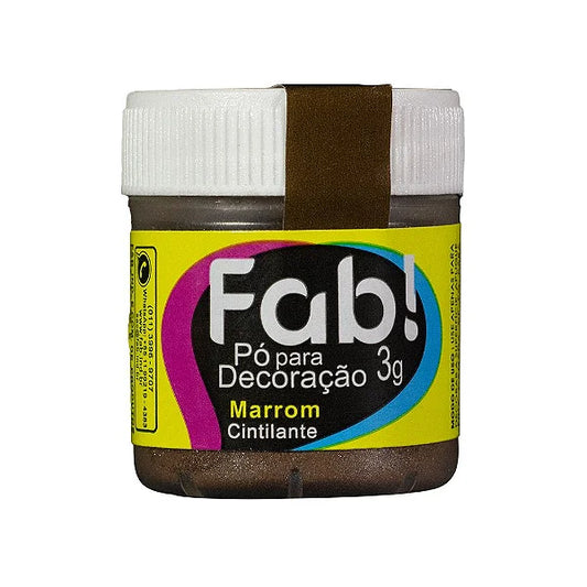 FAB- Po De Decoracao Marrom