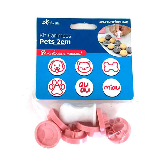 Kit Carimbos Pets 2cm