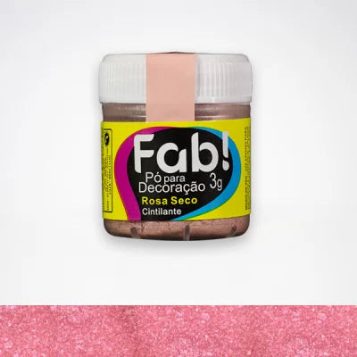 FAB- Po De Decoracao Rosa Seco