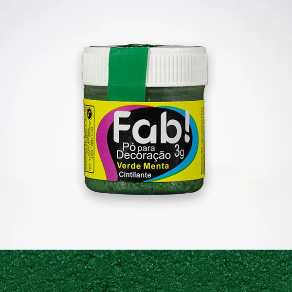 FAB= Po De Decoracao Verde Menta