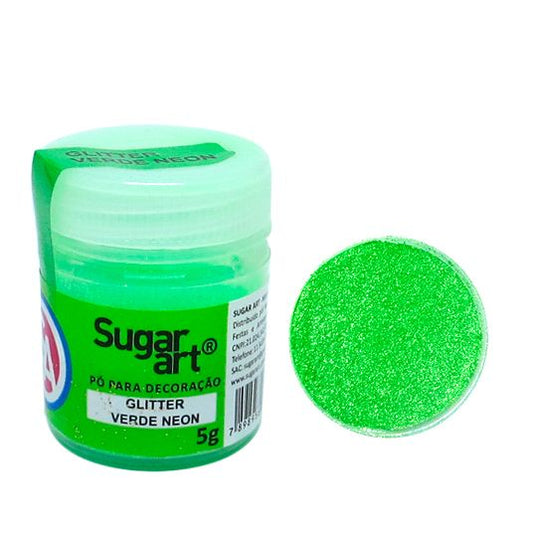 SUGAR ART - Glitter Verde Neon